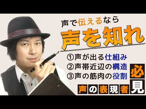 【発声教室】声の出る仕組み、声帯の構造、声の筋肉の役割の解説